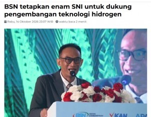 BSN Dorong Standardisasi Produk Makanan Olahan Khas Bandung